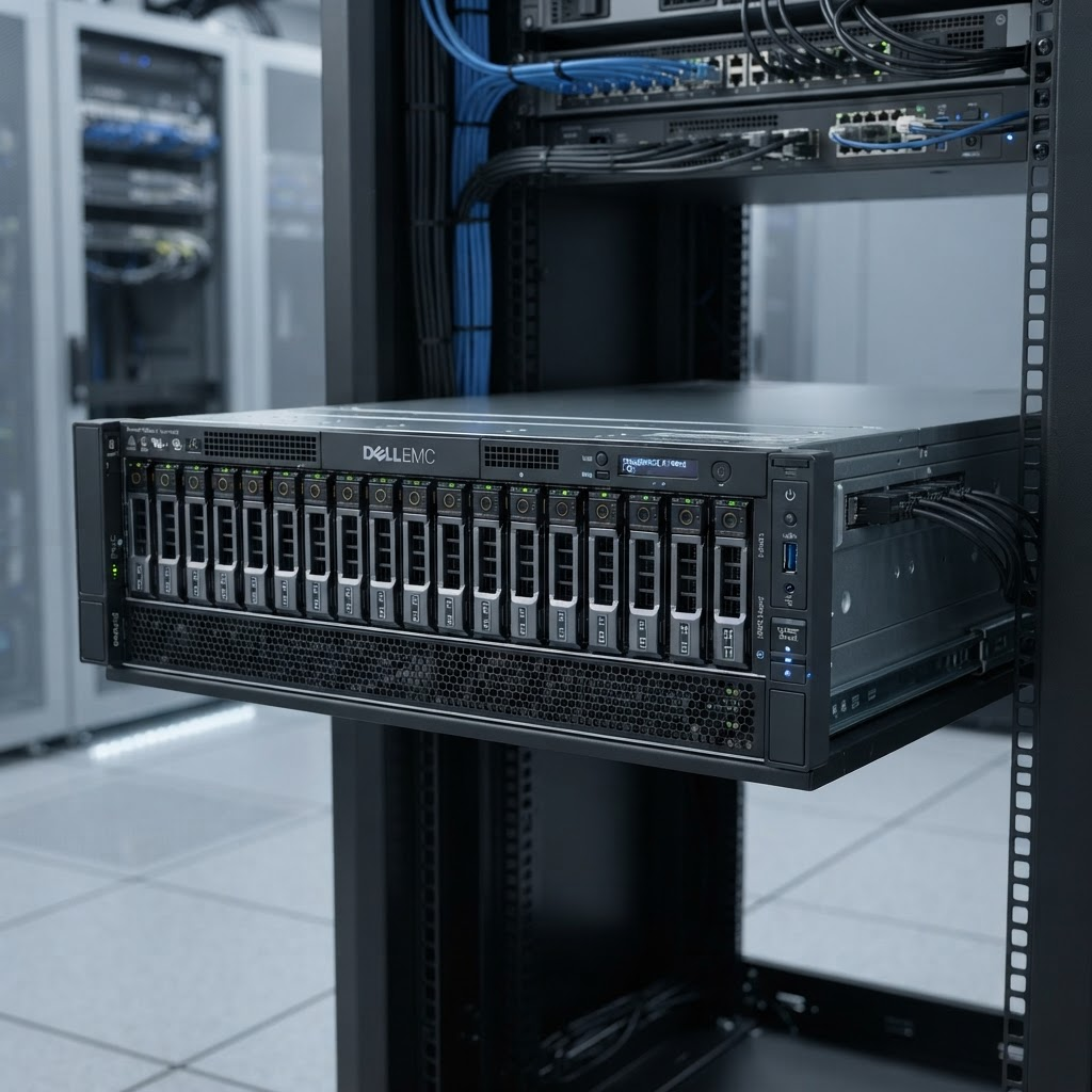 2U magas Dell rack szerver